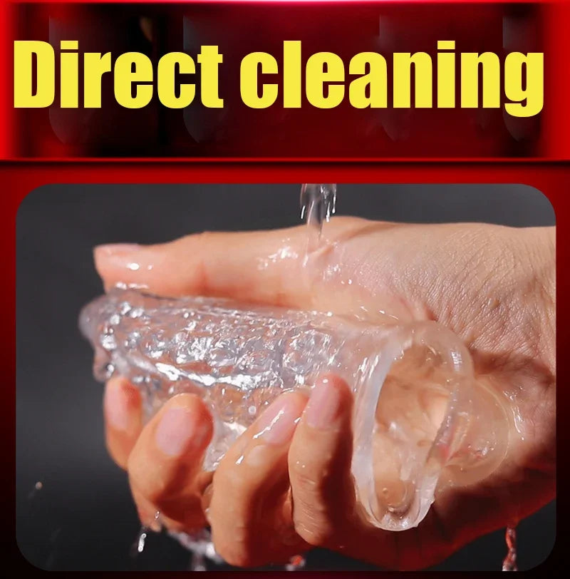 Juguetes sexuales para alargar el pene, extensor de anillo para pene, funda reutilizable, preservativos, productos para adultos, herramienta erótica para parejas.