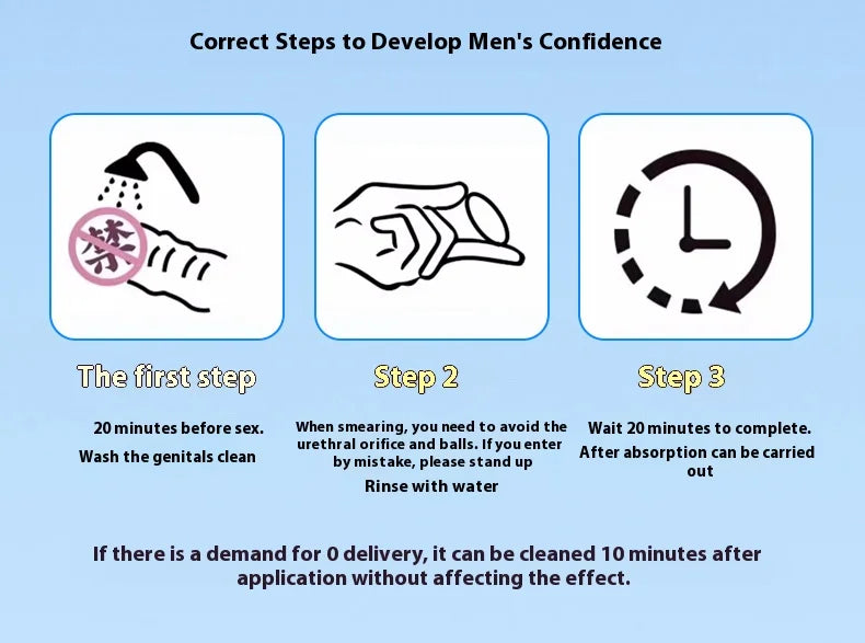 20 Kapseln zur Verzögerung der männlichen Sexualität, Kapsel zur Verzögerung der sexuellen Luststeigerung, für Erwachsene, zur äußerlichen Anwendung, Gleitgel für Männer