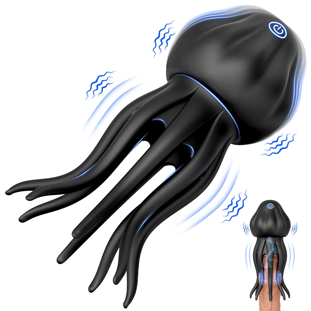 Masturbador masculino, juguetes sexuales para hombres, 10 potentes vibradores de entrenamiento de pene para hombres, masturbadores, juguetes sexuales, envoltura de entrenamiento 360