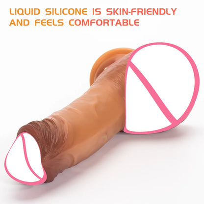 Dildos con chorros, eyaculación a través del escroto, pene con chorros, pene realista, orgasmos vaginales femeninos.