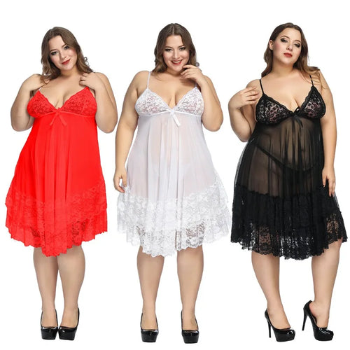 Camisón de tirantes sexy de talla grande S-7XL, lencería grande, ropa de dormir para mujer, ropa de dormir para casa, vestido de discoteca, pijama