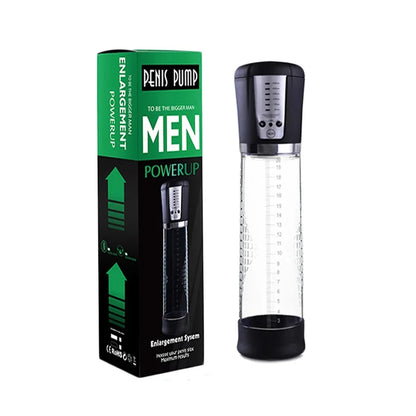 Sexspielzeug für Männer Elektrische Vakuum-Penispumpe Vergrößerung Dick Pump Penis Trainer Extender Verzögerte Ejakulation Masturbator 18+