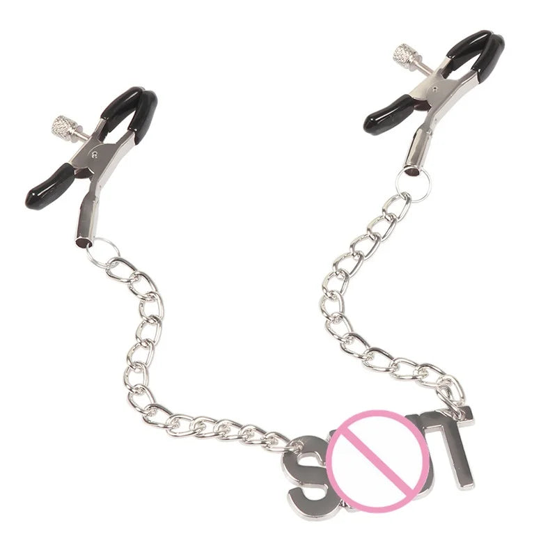 Pinzas para pezones BDSM, juguetes sexuales para mujeres, pinzas fetiche, accesorios exóticos, cosplay, bondage, productos para adultos, masaje de senos