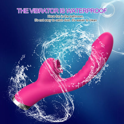 Vibrador para lamer la lengua 2 en 1, juguetes sexuales para mujeres adultas, consoladores, vibradores, estimulador de clítoris con 20 velocidades, producto sexual.