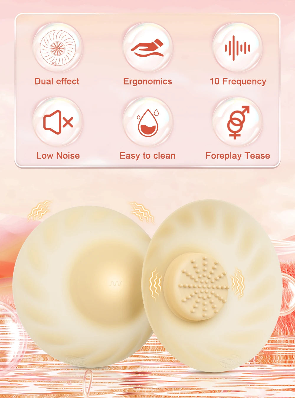 Sexspielzeug Klitoris Nippel Vibrator Massagegerät Masturbationswerkzeuge Frauen Paar Sexspielzeug Sexspiele Vibrator Sucker Lieferungen Für Erwachsene