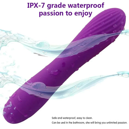 Vibrador potente para punto G, vibrador AV, consolador recargable, masajeador, estimulador de clítoris, masturbación, juguete sexual erótico para mujeres.