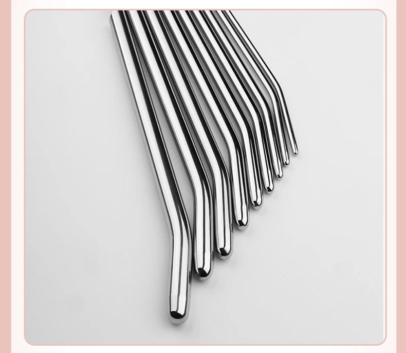 Juguetes sexuales para adultos para hombres, dilatadores de pene, catéteres de acero inoxidable con cabeza lisa, dilatadores uretrales.