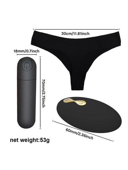 Vibrating Panties For Women Clitoris Stimulation Adult Sex Toy Bullet Underwear Set masturbator G Spot Vagina Vibrator for Women