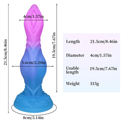8,46 Zoll Monsterdildo für Frauen und Männer, realistischer Dildo mit Saugnapf, Vaginalmassage, Analdildo, großer Schwanz, Anal-Buttplug, Sexspielzeug