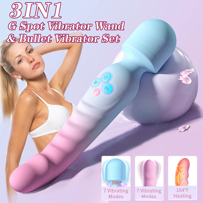 Powerful AV Vibrator for Women G Spot Dildos Magic Wand Clitoris Stimulator Female Vagina Massager Adults Sex Toys for Woman