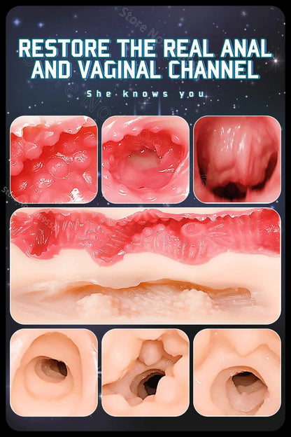 Masturbation für Männer, Sex-Tool Simek 18, echte große Größe, automatischer Masturbator für Männer, 3D-Silikon-Vagina für Frauen, männliches Sexspielzeug, Muschi