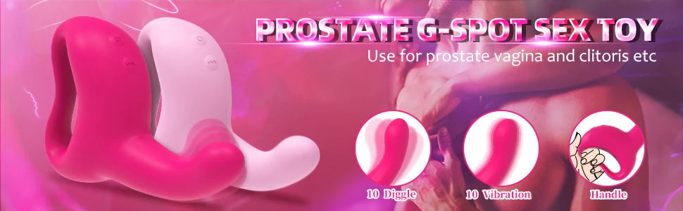Griff Prostata Massager G-Punkt Finger Vibrator Sex Spielzeug Für Männer Wackeln Männliche Masturbation Stimulator Anal Dildo Für Homosexuell Sissy