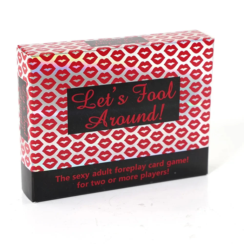 English Sex Card Game Adult Board Game Explore 50 Kinds of Card Play Bedroom Commands for Valentine's Day Couples