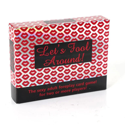 English Sex Card Game Adult Board Game Explore 50 Kinds of Card Play Bedroom Commands for Valentine's Day Couples