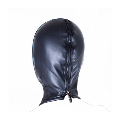 BDSM-Lederhaube, verstellbare Vollkopfbedeckung, sadistisches Sexspiel, Bestrafung, BDSM-Bondage-Training, Sexspielzeug für Erwachsene für Paare