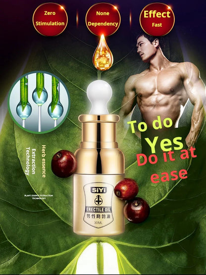 Aceite para agrandar el pene, potenciador del crecimiento y el tamaño, aceite de masaje afrodisíaco para aumentar el rendimiento y el placer sexual.