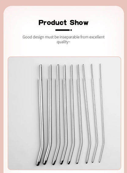 Juguetes sexuales para adultos para hombres, dilatadores de pene, catéteres de acero inoxidable con cabeza lisa, dilatadores uretrales.