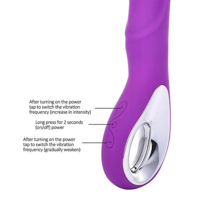 Doppelmotor-Vibrator, 10-Frequenz-Dildo, weiblicher Anal-Vagina-Klitoris-Masturbator, Erwachsene, Sexshop, vibrierendes Sexspielzeug für Frauen