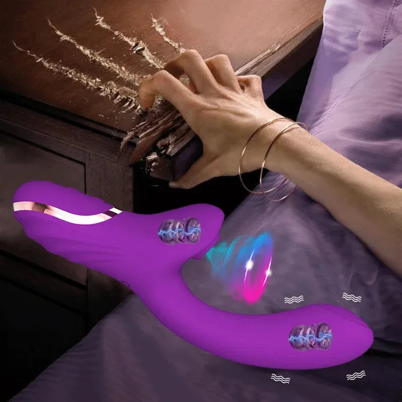 Vibrador potente femenino de 10 frecuencias, estimulación del clítoris, penetración vaginal, masturbación y orgasmos, juguetes sexuales.