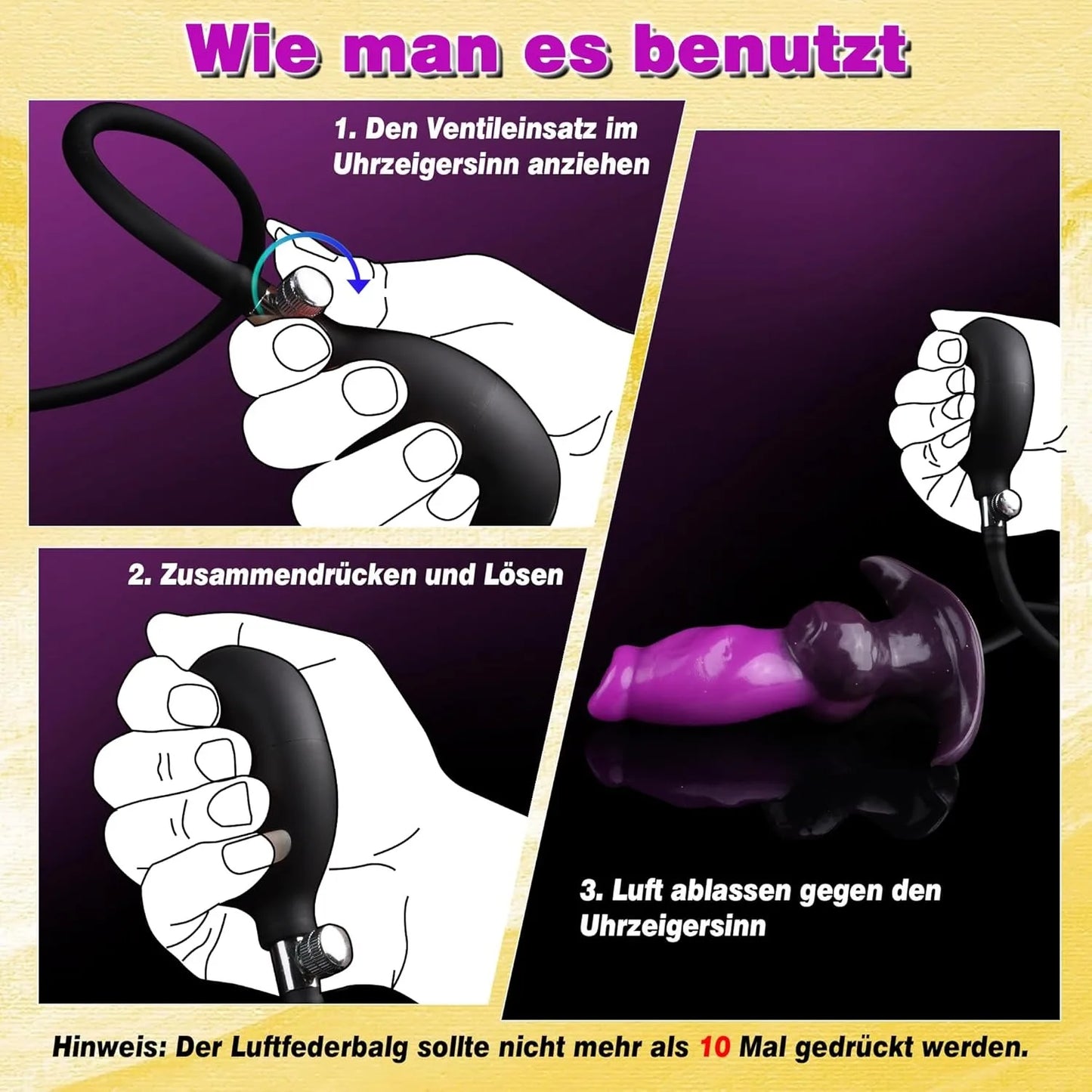 Consolador monstruo inflable con forma de pene y cola de animal, fantasía de perro, consoladores con nudo, tapón anal, fetiche, BDSM, juguetes sexuales para adultos para hombres y mujeres.