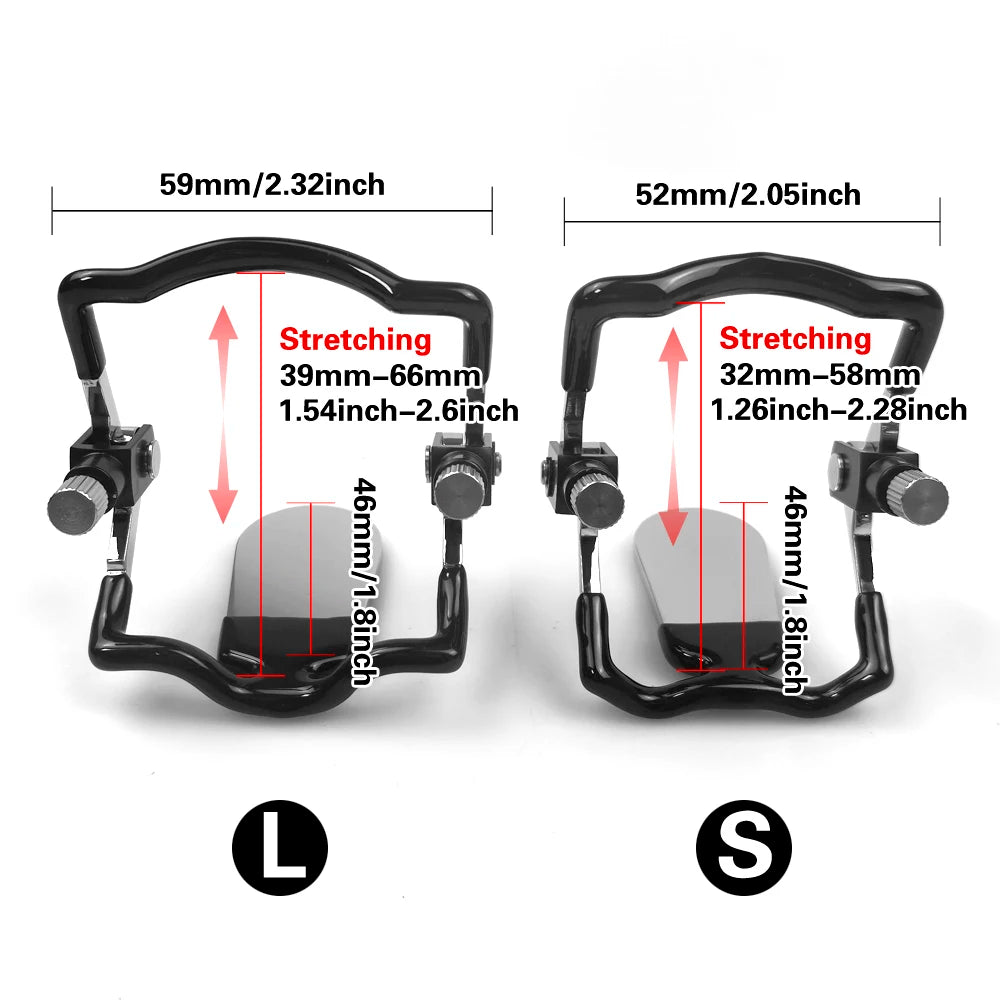 BDSM Edelstahl verstellbarer Mundstöpsel Fessel Blowjob Gag Mund Bondage Sklave Deep Throat Gags Sexspielzeug für Erwachsene für Paare