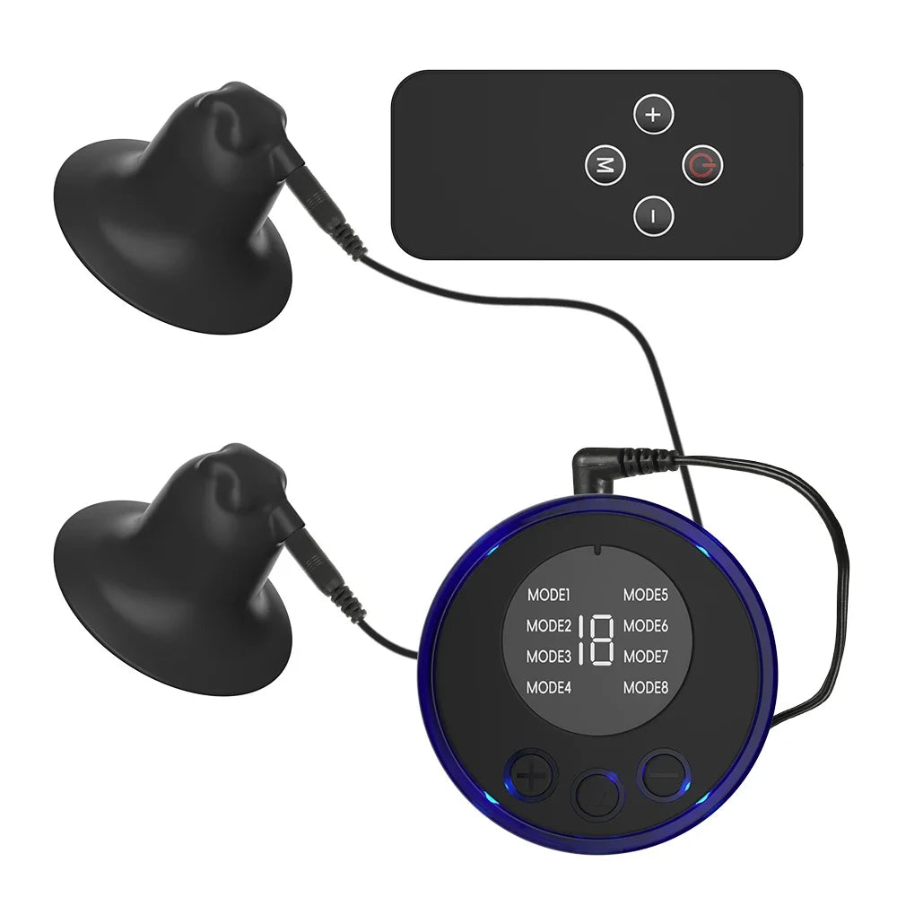 BDSM-Elektrode, Brustclip, Nippelspielzeug für Frauen und Männer, Paare, Stromschlag, Vorspiel, Flirten, Sexspielzeug mit medizinischem Thema für das Vergnügen