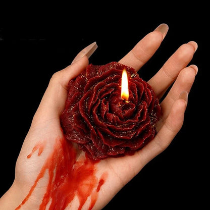 Rose Scented Low-Temperature Aromatherapy Candle for Couples Skin-Safe Valentine’s Day Gift Ideal for Romantic Date Nights