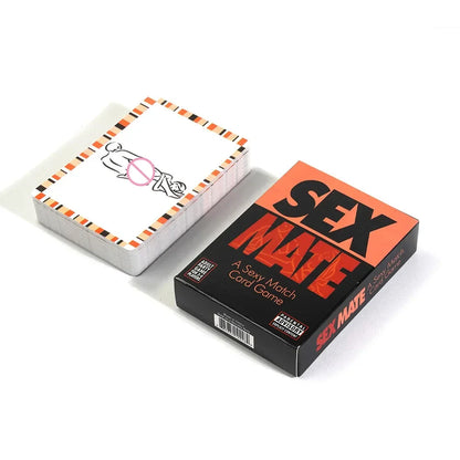 English Sex Card Game Adult Board Game Explore 50 Kinds of Card Play Bedroom Commands for Valentine's Day Couples