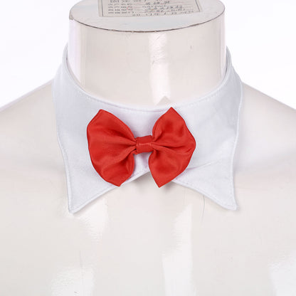 Conjunto de lencería de esmoquin para hombre, disfraz de sirvienta sexy, tanga, calzoncillos tipo bóxer con cuello y puños de pajarita, ropa de club