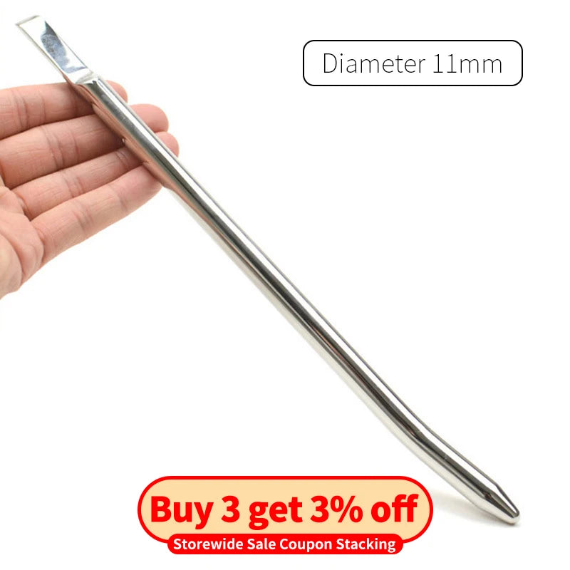 Juguetes sexuales para adultos para hombres, dilatadores de pene, catéteres de acero inoxidable con cabeza lisa, dilatadores uretrales.