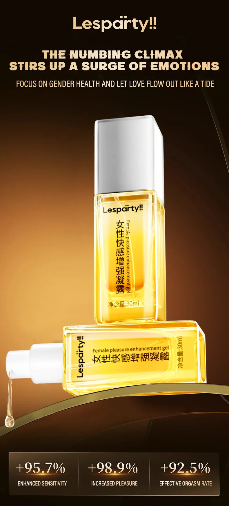 Gel para el orgasmo femenino, potenciador del deseo sexual, juguete sexual para mujeres, gotas líquidas excitantes para el orgasmo, aceite reafirmante vaginal, la mejor opción.