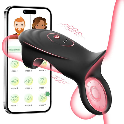 Sexspielzeug für Männer, vibrierender Penisring, verzögerte Ejakulation, Penisring, Klitoris, G-Punkt-Stimulation, männliche Penismassage, Paarspielzeug