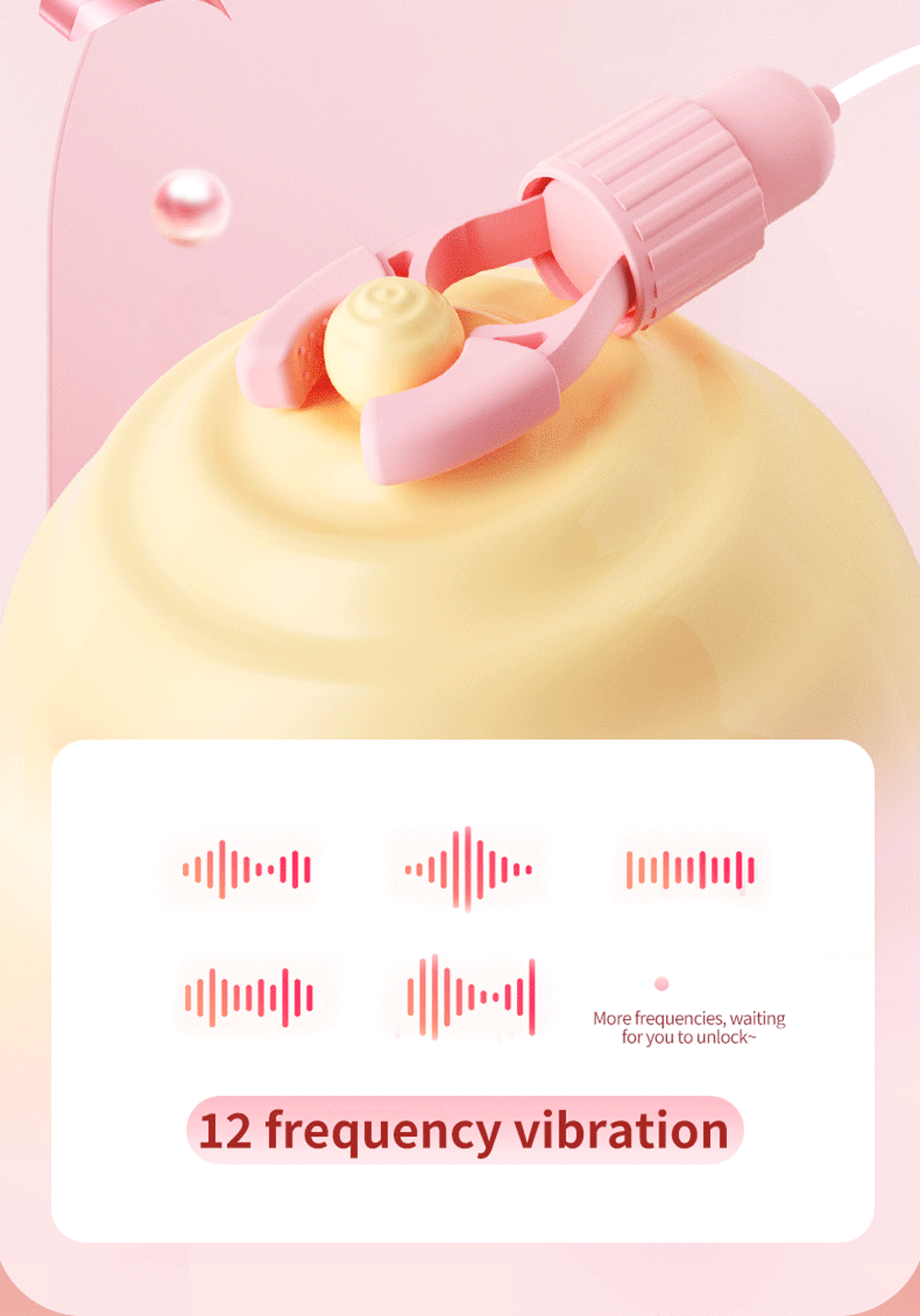 Juguetes sexuales para mujeres, masajeador de pecho para parejas, pinzas para pezones de 12 frecuencias, pinza para clítoris, vibrador para pezones, estimulación del clítoris.