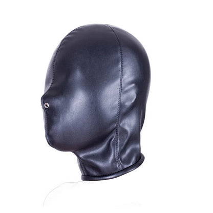 BDSM-Lederhaube, verstellbare Vollkopfbedeckung, sadistisches Sexspiel, Bestrafung, BDSM-Bondage-Training, Sexspielzeug für Erwachsene für Paare