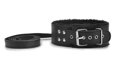 BDSM Halsband Leder und Leine Plüsch Fetisch Bondage Sex Halskette SM Spielzeug Fesseln Sexspielzeug für Erwachsene Paare Spiele
