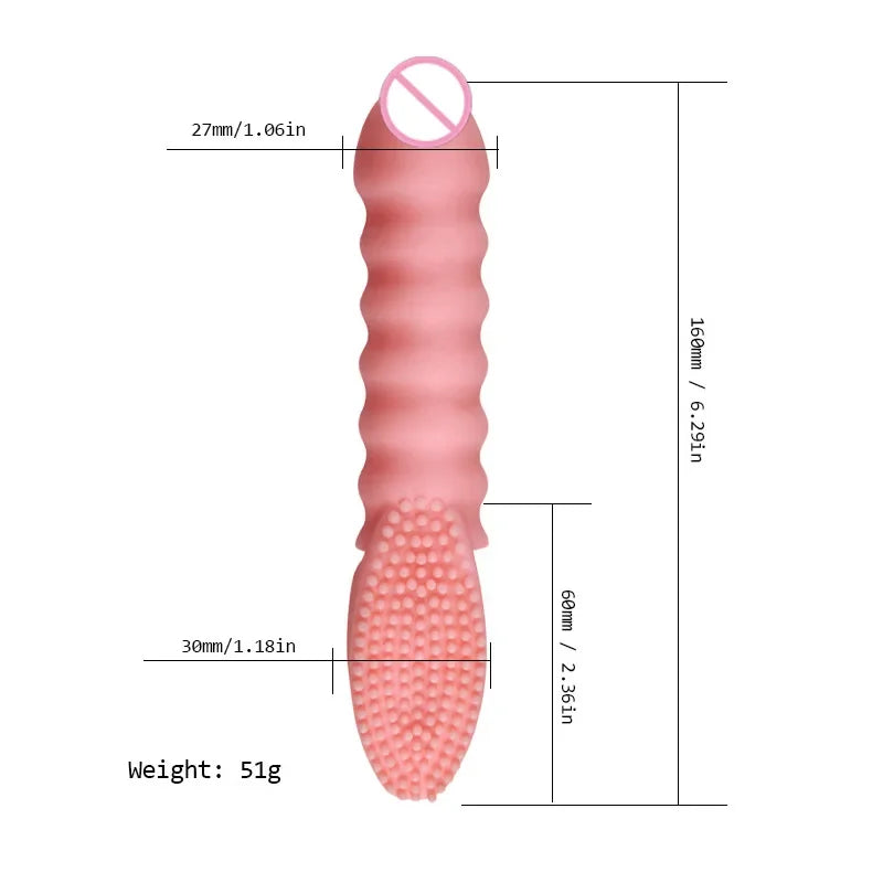 Vibrador de dedo, juguetes sexuales para adultos, juegos eróticos Bdsm, masaje del punto G, estimulación del clítoris, cepillo, orgasmo, esclavo, bondage, productos sexuales