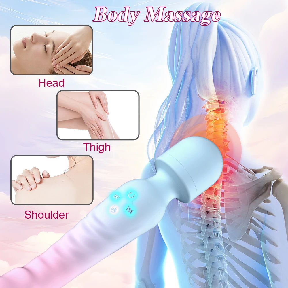 Powerful AV Vibrator for Women G Spot Dildos Magic Wand Clitoris Stimulator Female Vagina Massager Adults Sex Toys for Woman