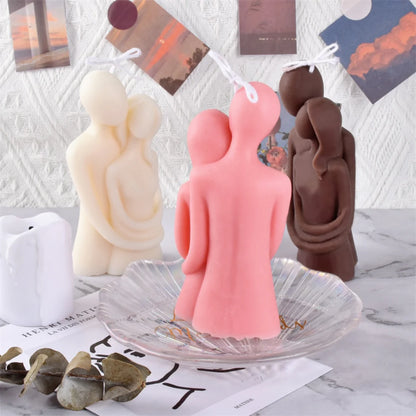 Vela perfumada 3D para hombres y mujeres, ideal para parejas, amantes, regalos festivos únicos.