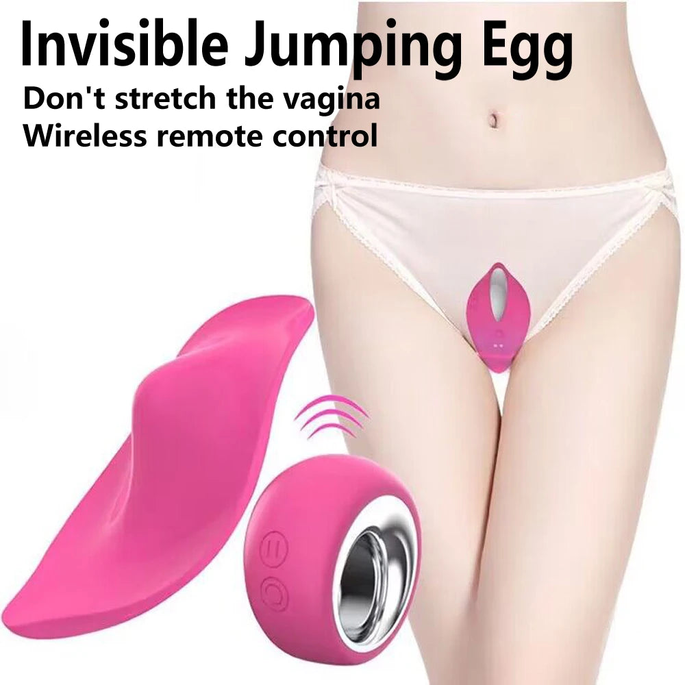 Vibratoren für die Klitoris der Frau, leistungsstark, kein Ton, Schmetterling, tragbar, Höschen, Ei-Vibrator, Klitorisstimulator, Sexspielzeug für Frauen ab 18 Jahren