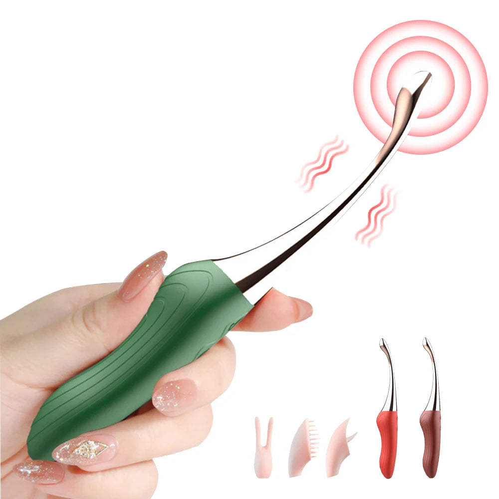 Vibrador de punto G potente de alta frecuencia, estimulador de clítoris y pezón, masturbador, masajeador, juguetes sexuales para mujeres adultas.