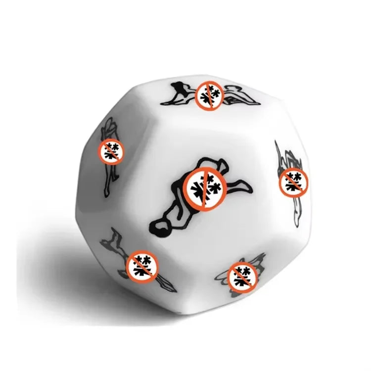 Juguetes sexuales de 12 lados para parejas, divertidos dados sexuales, juego para adultos, erótico, amor, posturas sexys, juegos previos, juego de humor para amantes, fiesta romántica.