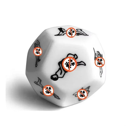 Juguetes sexuales de 12 lados para parejas, divertidos dados sexuales, juego para adultos, erótico, amor, posturas sexys, juegos previos, juego de humor para amantes, fiesta romántica.