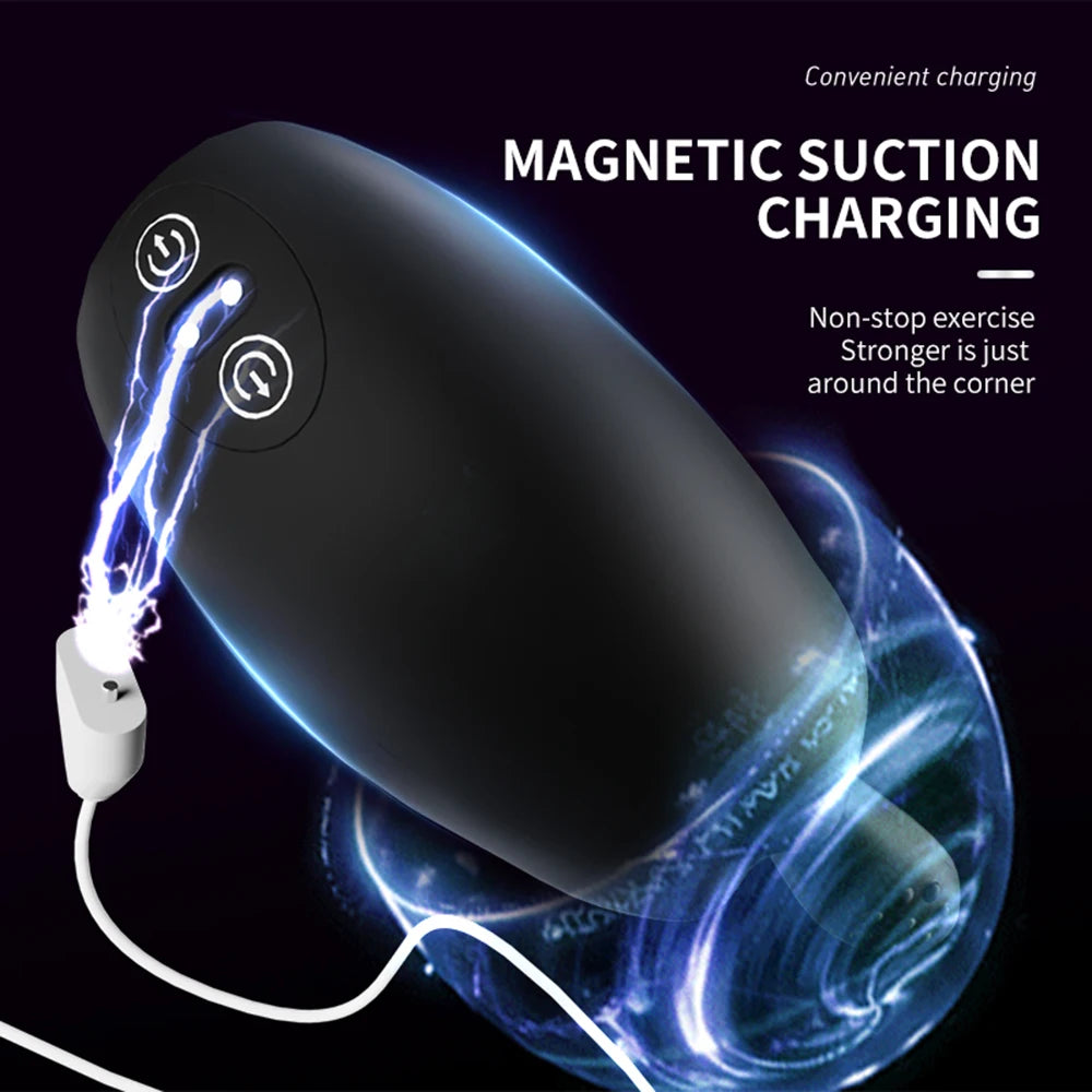 Masturbador masculino, vibrador de 10 velocidades, entrenador de pene, estimulación del glande, juguetes sexuales para hombres, vibración vaginal, juguete erótico para principiantes.