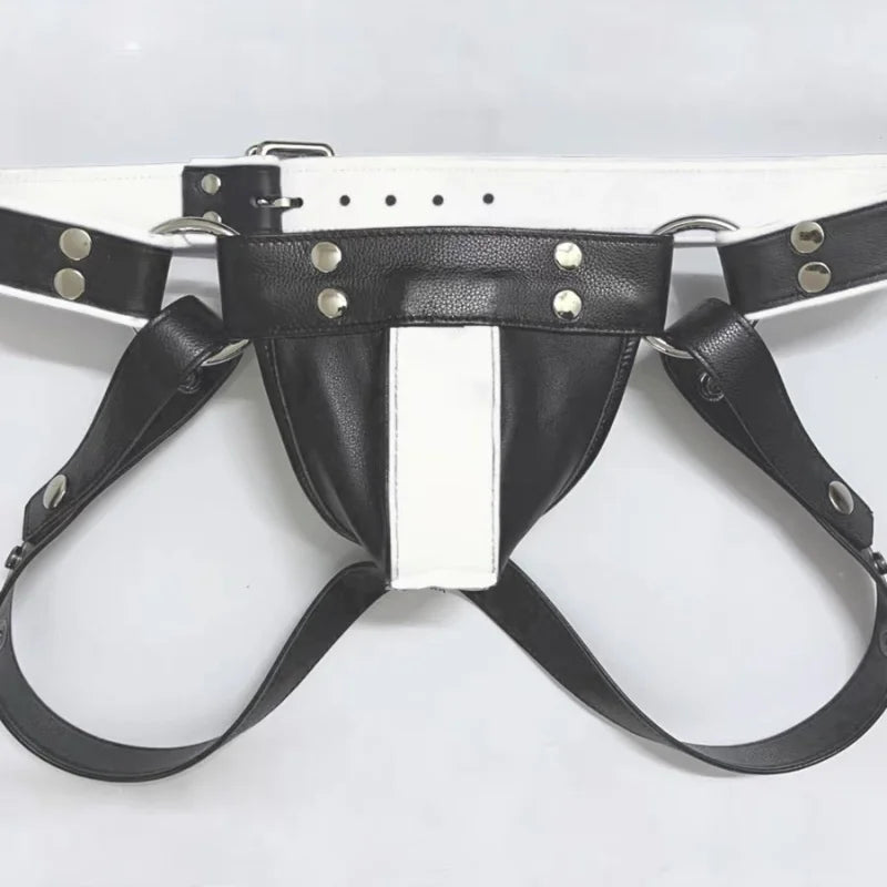 2024 Lencería sexy para hombre, suspensorio, pantalones exóticos, arnés de cuero, lencería sexy, BDSM, bondage, fetiche, gays, hombre, escenario, ropa de discoteca