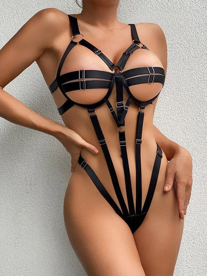 Sexy Lingerie Sexy Bondage Erotic Bodysuit Women Halter Exposed Hot Sensual Body