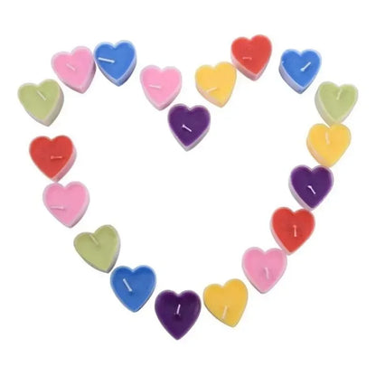 Juego de 9 velas creativas en forma de corazón, velas románticas de cumpleaños, velas para enamorados, velas para cenas de propuesta.