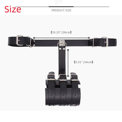 Esposas de cuero sintético para ataduras, productos para adultos, juegos sexuales, juguetes sexuales para mujeres y parejas.