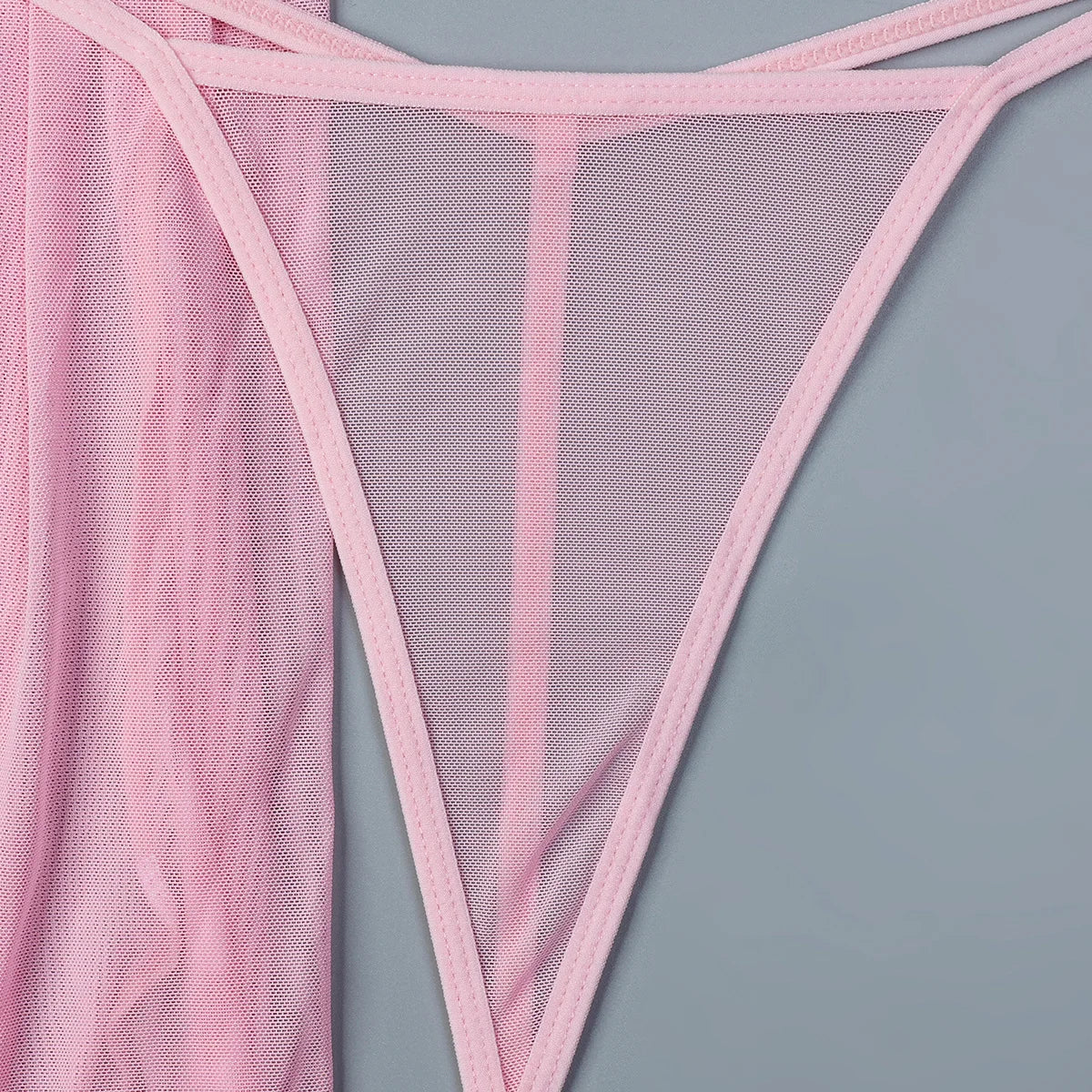 Lencería sexy para mujer, ropa interior erótica transparente, camisón con tanga, ropa de dormir