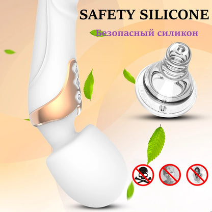 Leistungsstarker AV-Vibrator, Dildos, Zauberstab für Frauen, 10 Modi, Klitoris-Stimulator, G-Punkt, Vagina-Massagegerät, Sexspielzeug für Erwachsene für Frauen