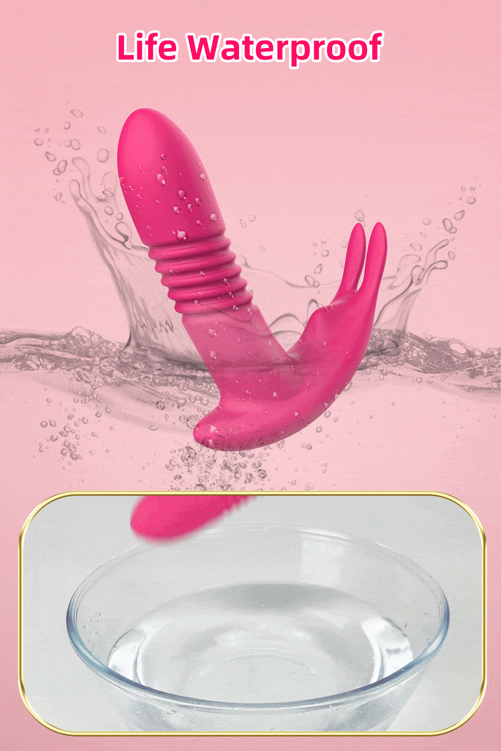 Vibrador vaginal con control por Bluetooth para masturbación femenina, estimulador de clítoris, vibrador portátil, productos eróticos para adultos.